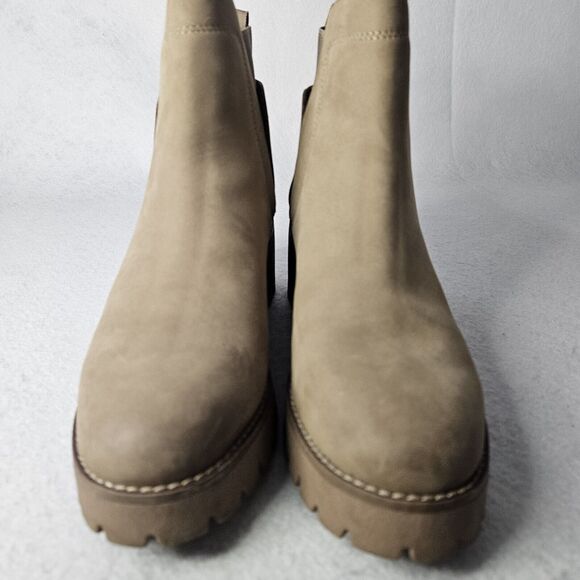 BLONDO sz 6 Tan Leather Chelsea Boot Waterproof Slip On Stretch - Picture 5 of 6